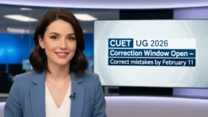 CUET UG 2026 Correction Window खुली – 11 फरवरी तक करें गलतियां सही
