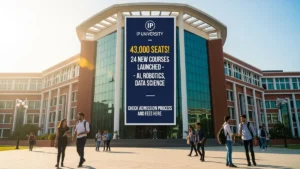 IP University में 43,000 Seats! 24 नए Courses Launch – AI, Robotics, Data Science में Career बनाओ, Admission Process और Fees यहाँ देखें