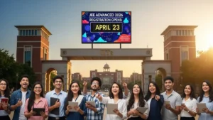 JEE Advanced 2026 Registration: 23 अप्रैल से शुरू, IIT में Admission का मौका
