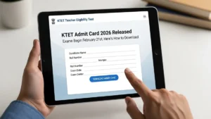 KTET Admit Card 2026 जारी: 21 फरवरी से Exam, ऐसे करें Download