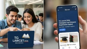 TG LAWCET 2026 Registration शुरू – Telangana Law Entrance Exam 18 मई को
