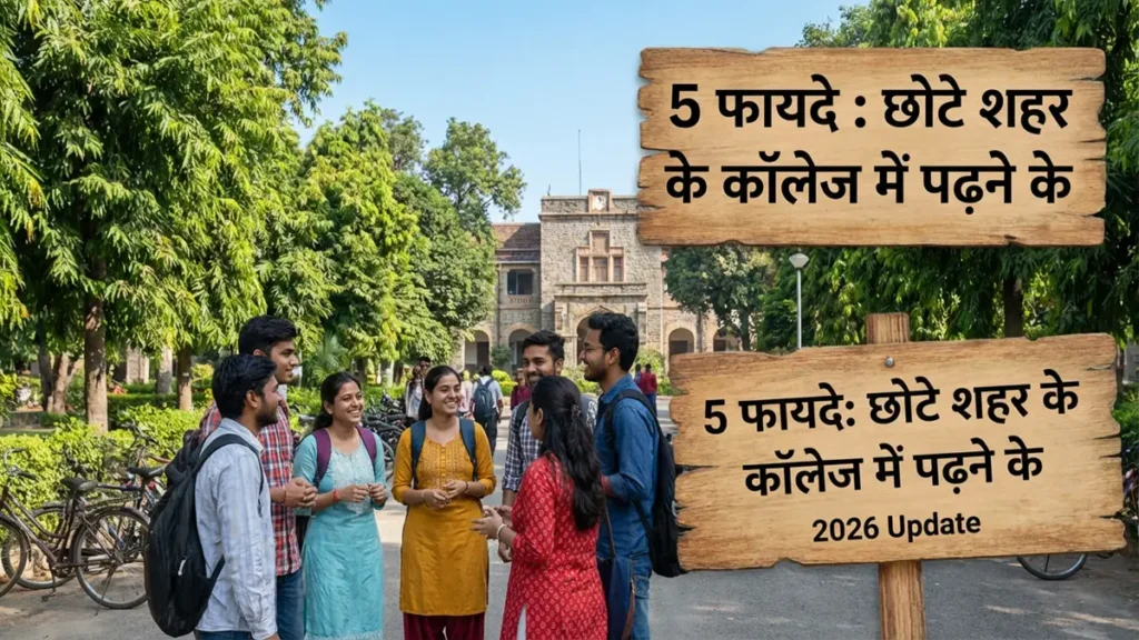 छोटे शहर के College में पढ़ना