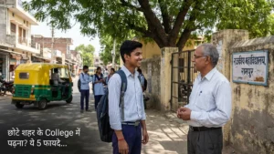छोटे शहर के College में पढ़ना
