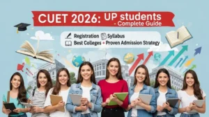 CUET 2026 UP के छात्रों के लिए Complete Guide - Registration, Syllabus, Best Colleges और Proven Admission Strategy