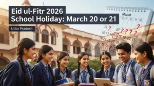 Eid ul Fitr 2026 School Holiday: 20 या 21 मार्च — UP में कब बंद रहेंगे Schools और Colleges? पूरी जानकारी