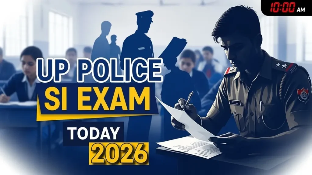 UP Police SI Exam 2026: आज 15 मार्च को होगी परीक्षा, 15 लाख से ज्यादा Candidates — Exam Pattern, Cutoff और Next Steps की पूरी जानकारी 1 UP Police SI 2026