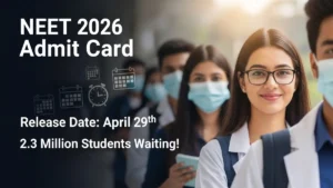NEET 2026 Admit Card: 29 अप्रैल को आएगा Hall Ticket – 23 लाख Students का इंतजार खत्म होगा, अभी से करें यह तैयारी